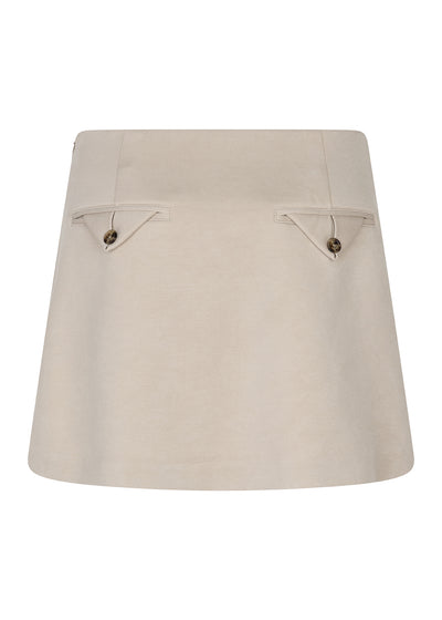 Bike-Friendly Skort | Beige