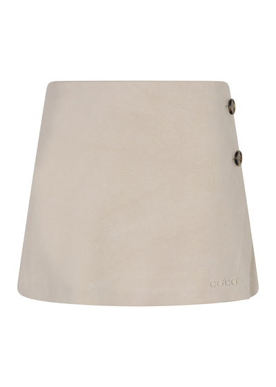Bike-Friendly Skort | Beige