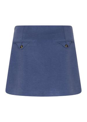 Bike-Friendly Skort | Mid-Blue