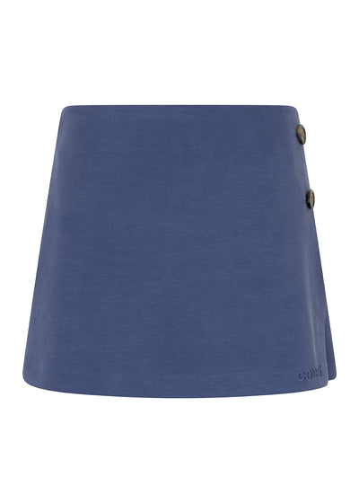 Bike-Friendly Skort | Mid-Blue