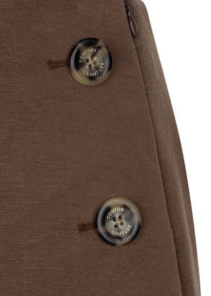 Bike-Friendly Skort | Brown
