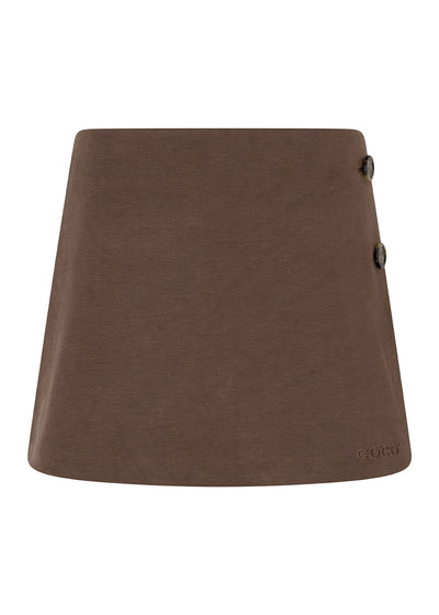 Bike-Friendly Skort | Brown