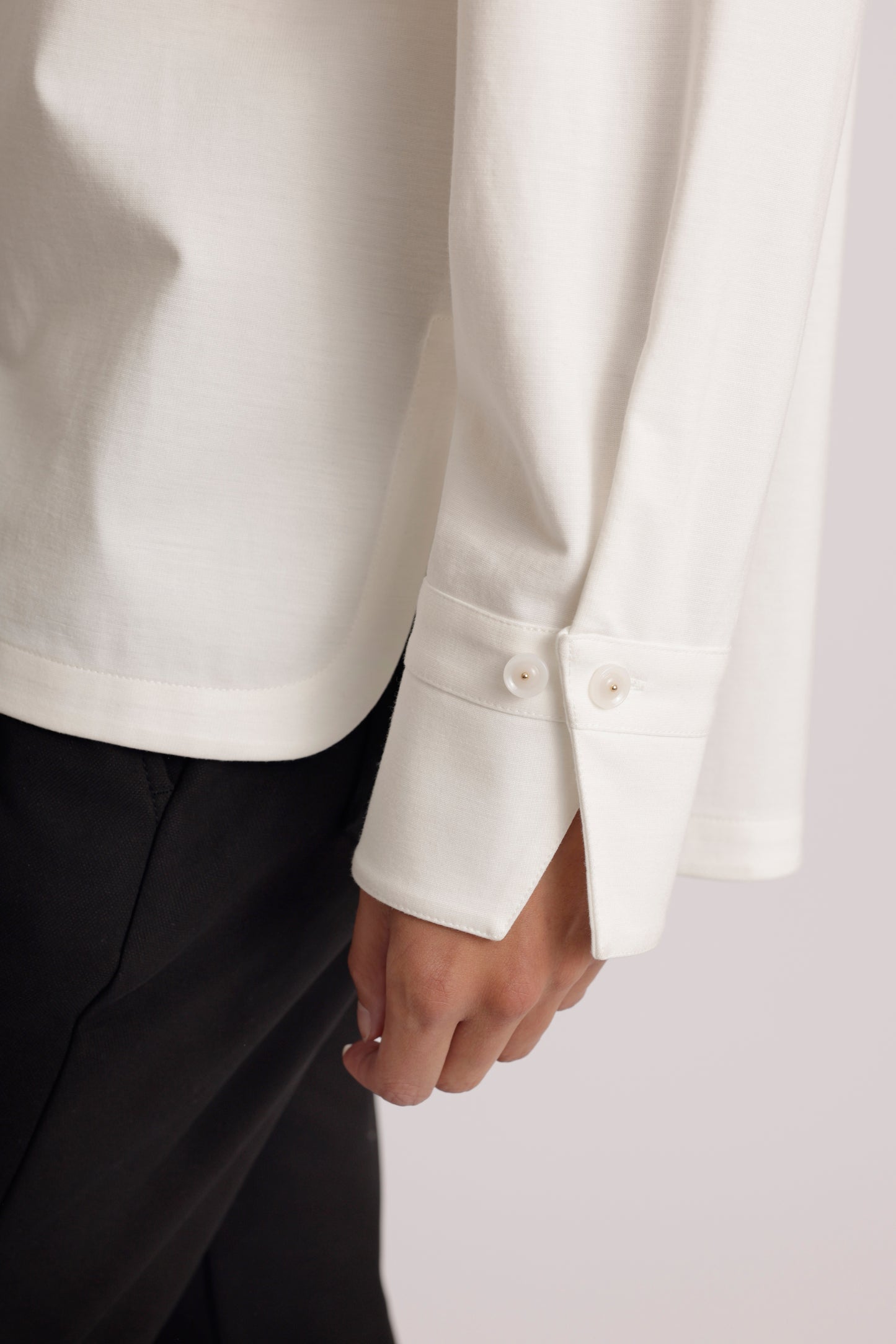 No-Iron Everyday Stretch Blouse | White