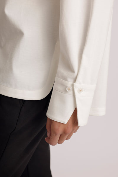 Kreukvrije Alledaagse Stretchblouse | Wit