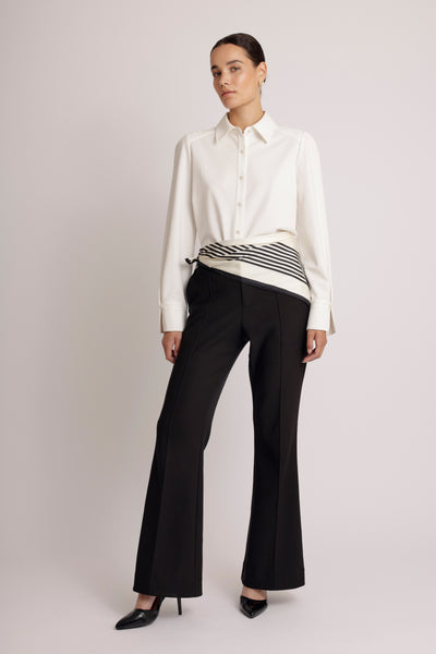 Kreukvrije Alledaagse Stretchblouse | Wit