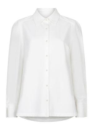 Kreukvrije Alledaagse Stretchblouse | Wit