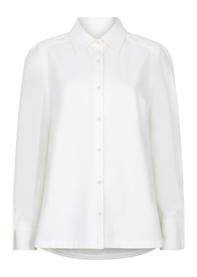 Kreukvrije Alledaagse Stretchblouse | Wit