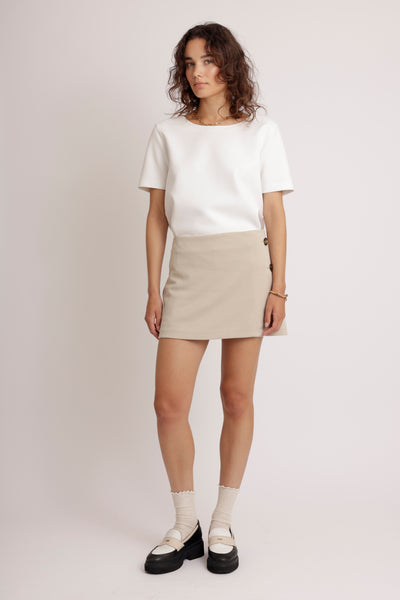 Essential Seamless Top | White