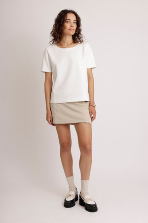 Essential Seamless Top | White