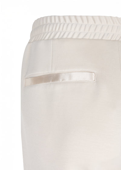 Zachte Stretch Jogger met Ceintuur | Crèmebeige