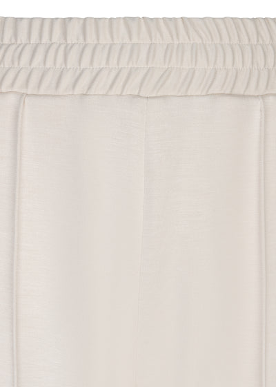 Zachte Stretch Jogger met Ceintuur | Crèmebeige