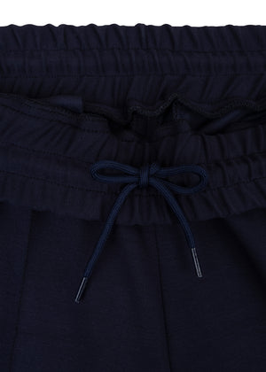 Soft-Stretch Belted Jogger | Navy