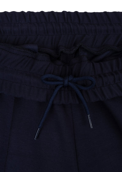 Soft-Stretch Belted Jogger | Navy