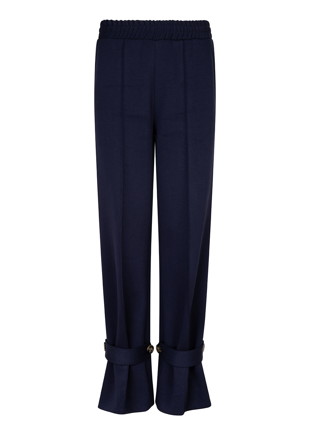 Soft-Stretch Belted Jogger | Navy