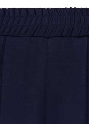 Soft-Stretch Belted Jogger | Navy