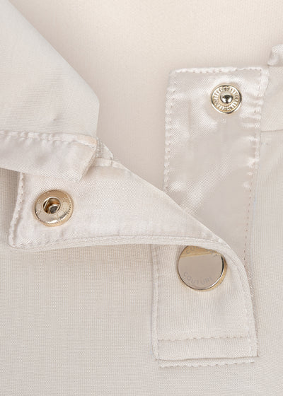 Removable-Hood Logo Sweat | Creamy Beige