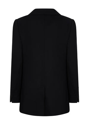 Wrinkle-Free Stretch Blazer | Almost Black