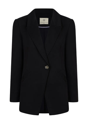 Wrinkle-Free Stretch Blazer | Almost Black