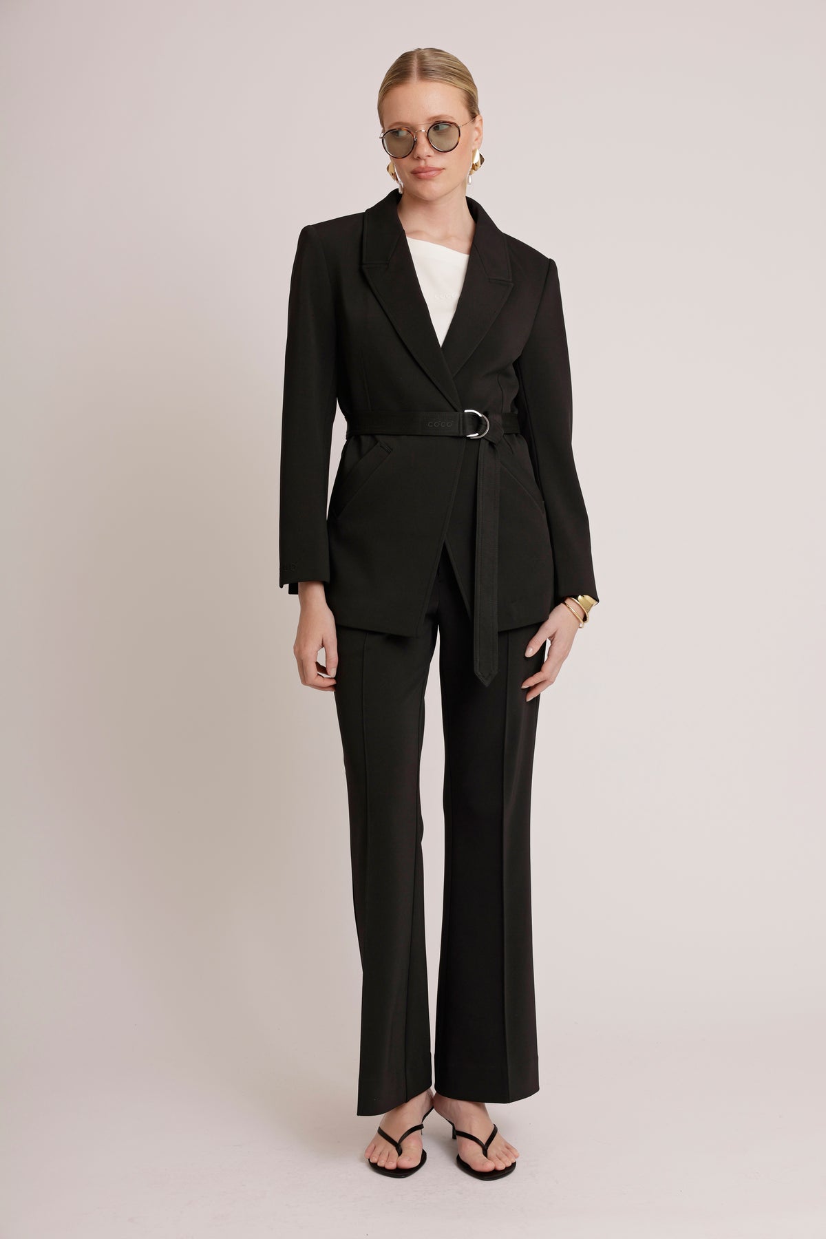 Wrinkle-Free Stretch Blazer | Almost Black