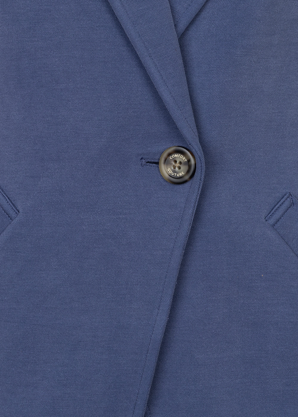 Wrinkle-Free Stretch Blazer | Mid-Blue