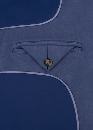 Wrinkle-Free Stretch Blazer | Mid-Blue