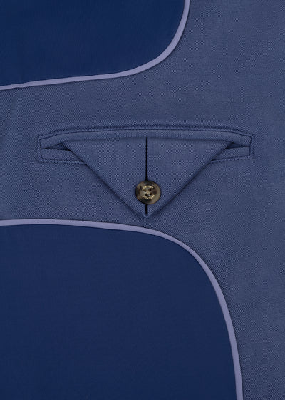 Wrinkle-Free Stretch Blazer | Mid-Blue