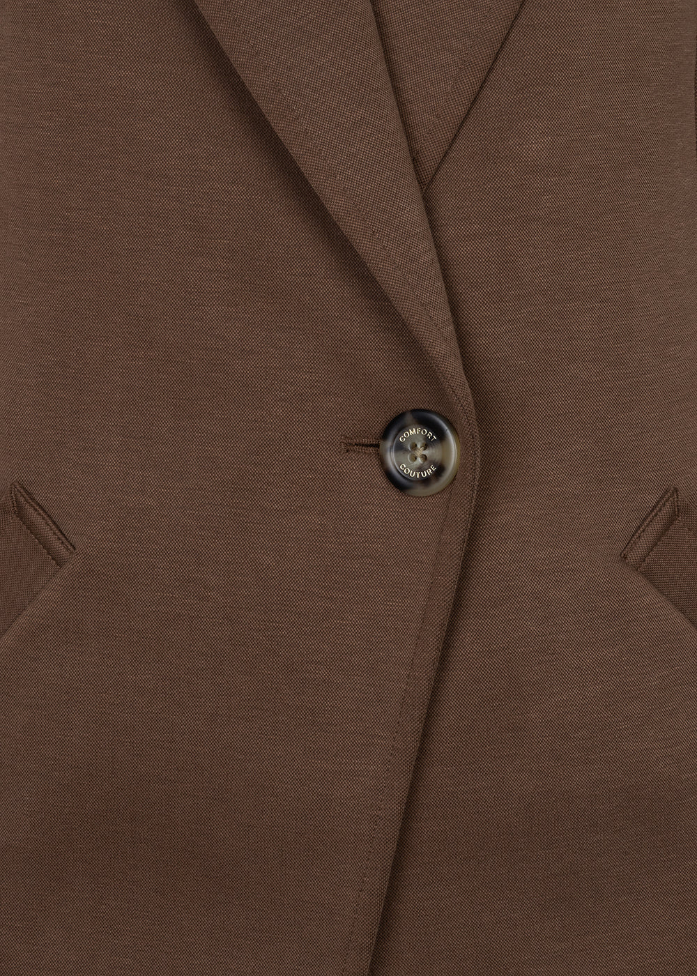 Wrinkle-Free Stretch Blazer | Brown