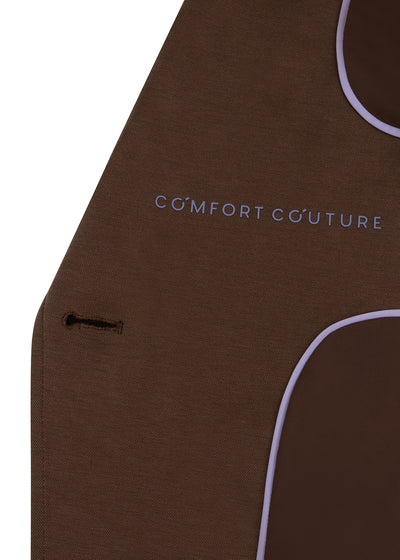 Wrinkle-Free Stretch Blazer | Brown