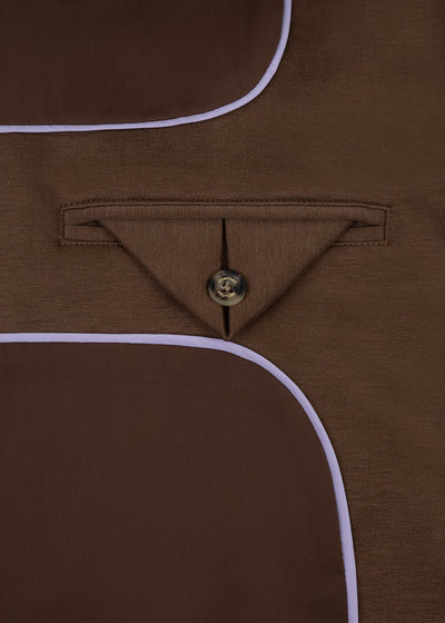 Wrinkle-Free Stretch Blazer | Brown