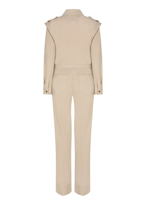 3-in-1 Zip-Off Jumpsuit | Beige