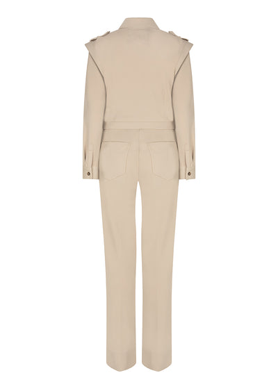 3-in-1 Zip-Off Jumpsuit | Beige