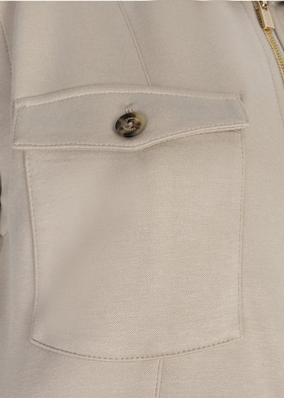 3-in-1 Zip-Off Jumpsuit | Beige