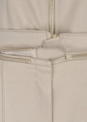 3-in-1 Zip-Off Jumpsuit | Beige