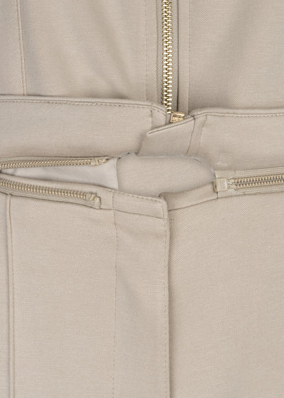 3-in-1 Zip-Off Jumpsuit | Beige