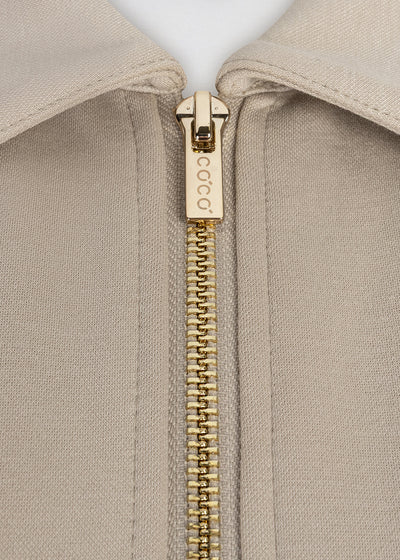3-in-1 Zip-Off Jumpsuit | Beige