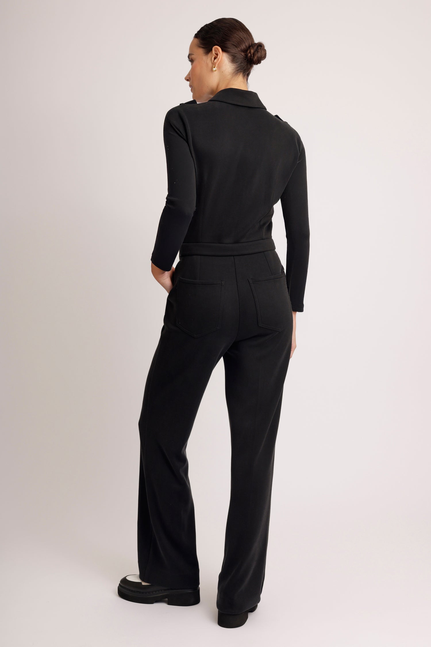 3-in-1 Zip-Off Jumpsuit | Almost Black