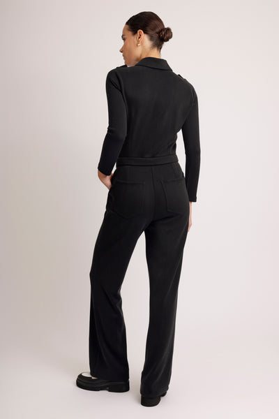 3-in-1 Zip-Off Jumpsuit | Almost Black