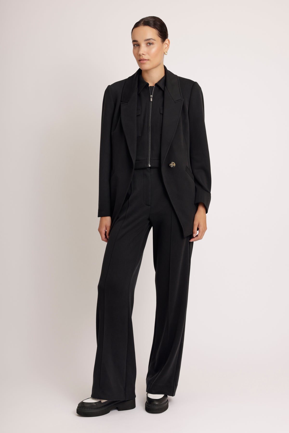3-in-1 Zip-Off Jumpsuit | Almost Black