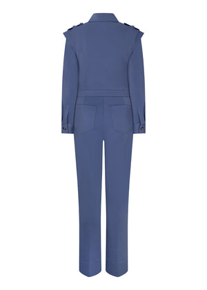 3-in-1 Zip-Off Jumpsuit | Mid-Blue