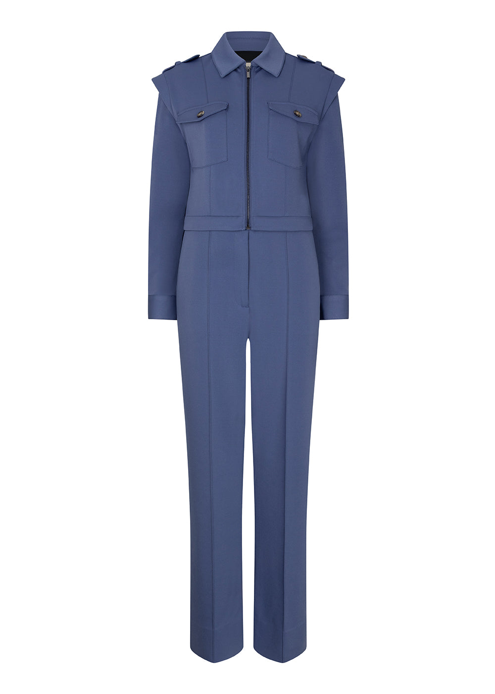 3-in-1 Zip-Off Jumpsuit | Mid-Blue