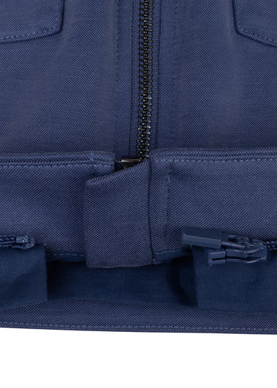 3-in-1 Zip-Off Jumpsuit | Mid-Blue