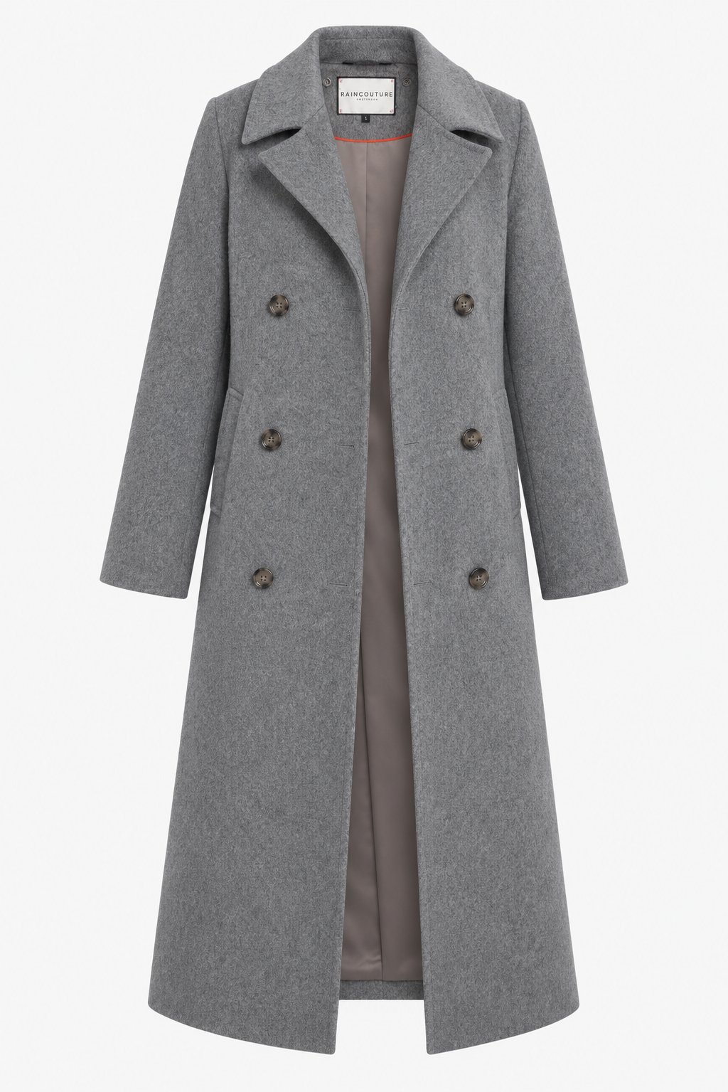 Waterproof 100% Wool Wrapcoat | Gray