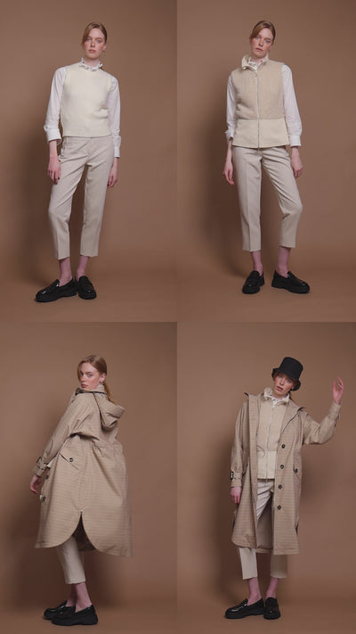 2-In-1 Teddy Jacket & Bodywarmer | Cream