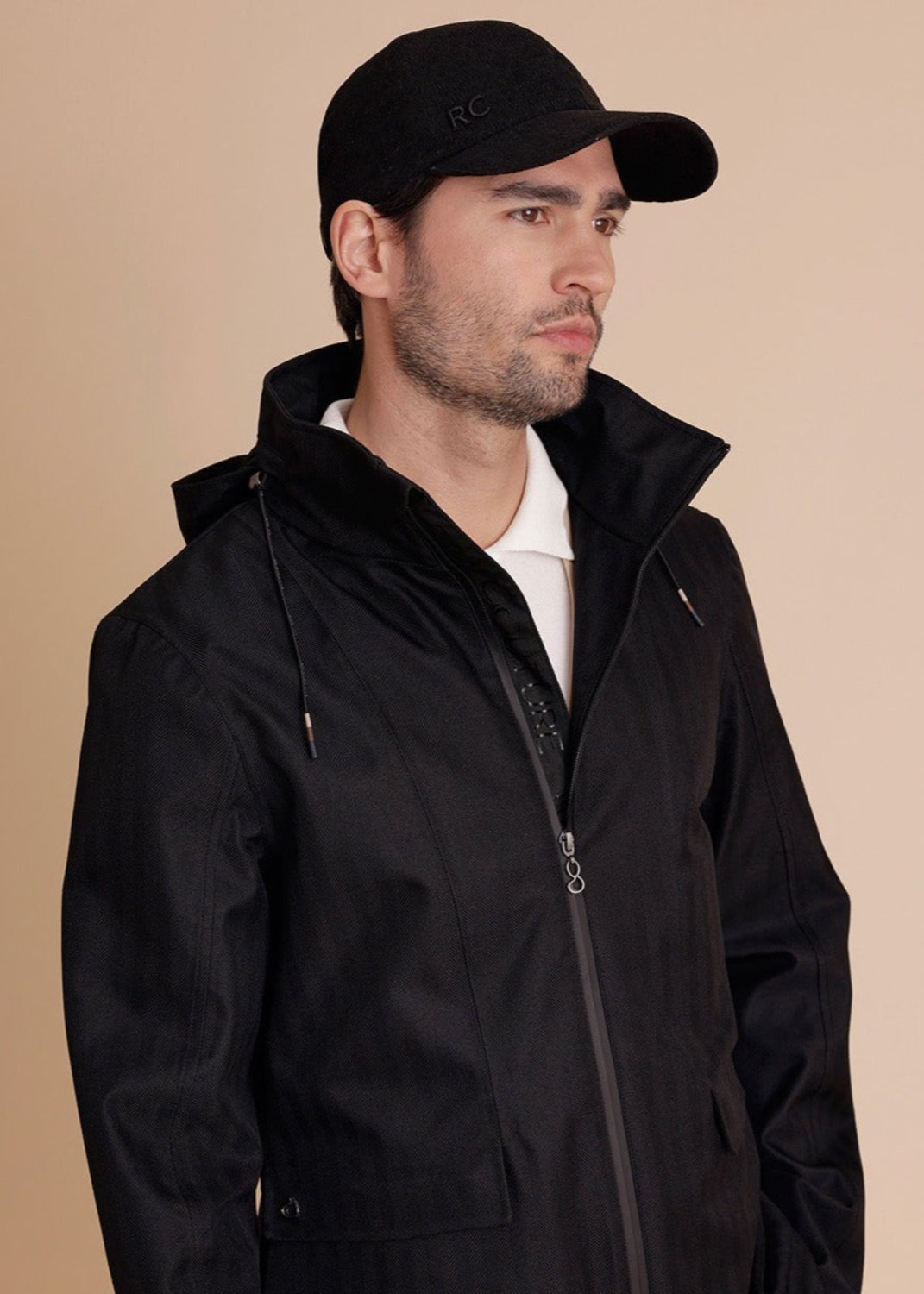 Mens Waterproof Cap - Black