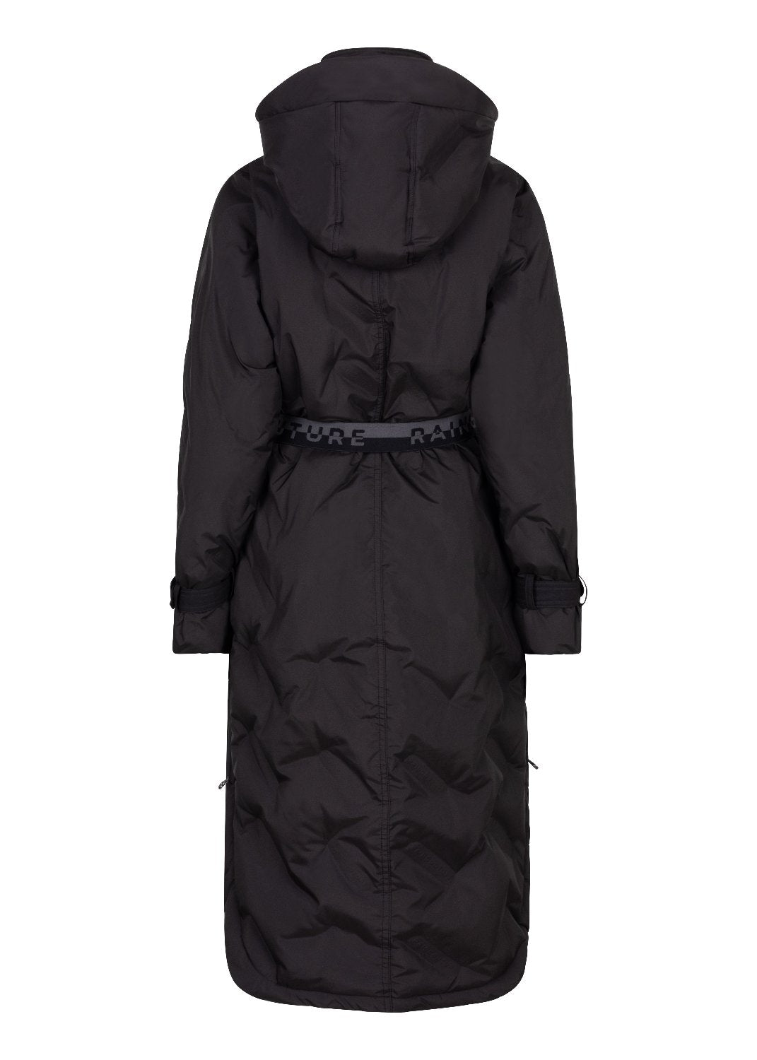 Waterproof Puffer Poncho  | Black