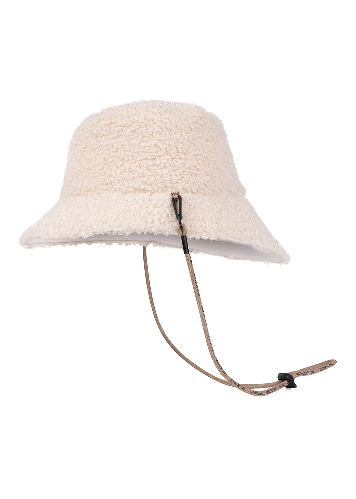 Waterproof Unisex Reversible Bucket Hat  | Teddy-Cream