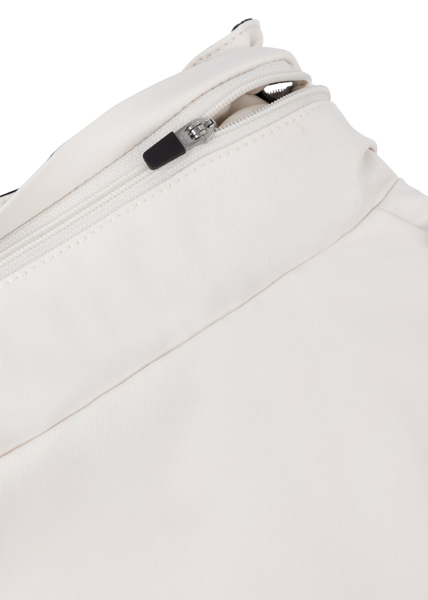 Waterproof Straight Fit Coat  | Cream Black