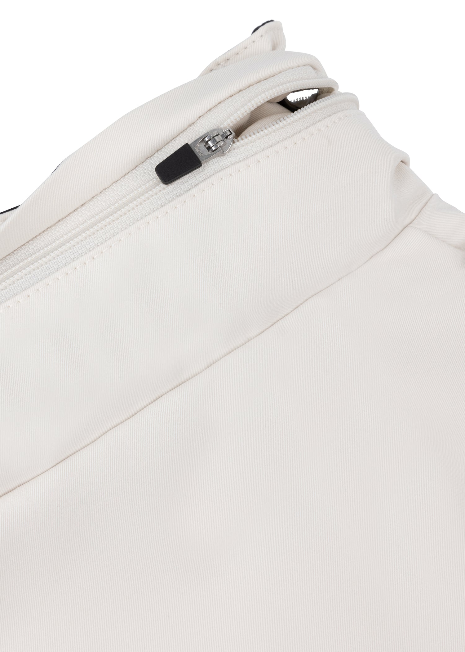 Waterproof Straight Fit Coat  | Cream Black