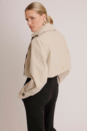 3-in-1 Trench-Dress | Crème