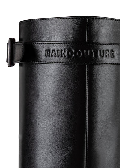 2-in-1 Waterproof Boots | Black Leather